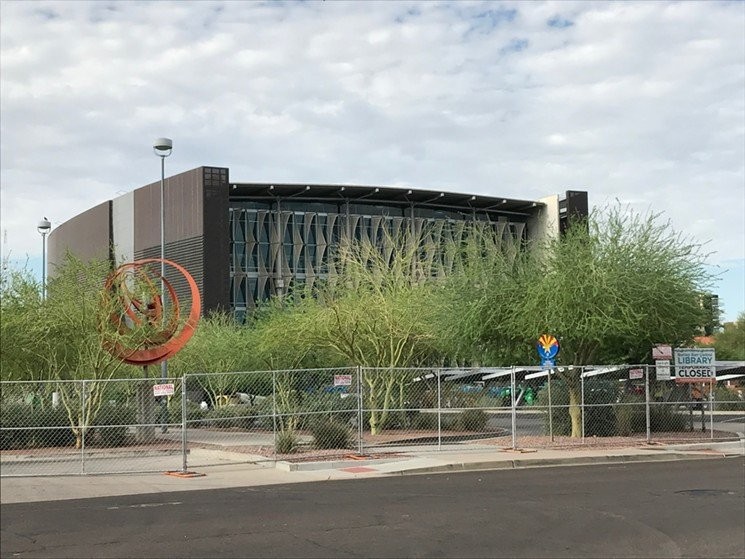 Burton Bar Library in January 2018 after the completed investigation from the city of Phoenix regarding the July 2017 flooding. 