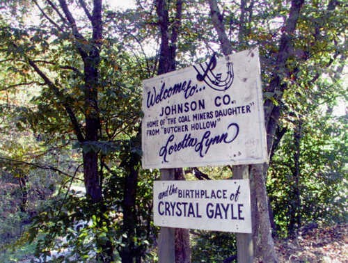 The Sign Welcoming Visitors Into Johnson Co. 