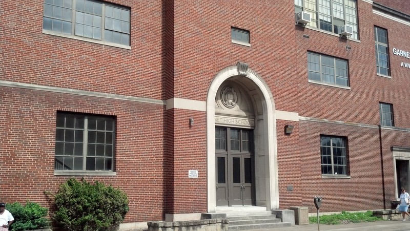 Garnet High School from Shrewsbury Street