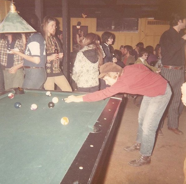 Interior of The Back Door from December 1972, the first gay bar in Madison as well as the first bar owned and operated by an openly queer people. Image taken from Madison LGBTQ Archive instagram, October 29, 2018. Image posted September 22, 2016.