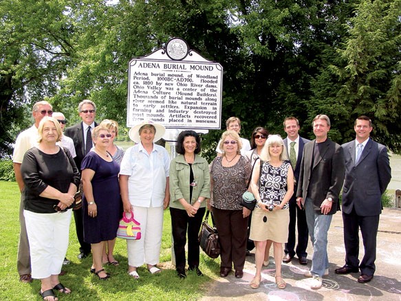 Adena Burian Mound Historic Marker Dedication, July 2011