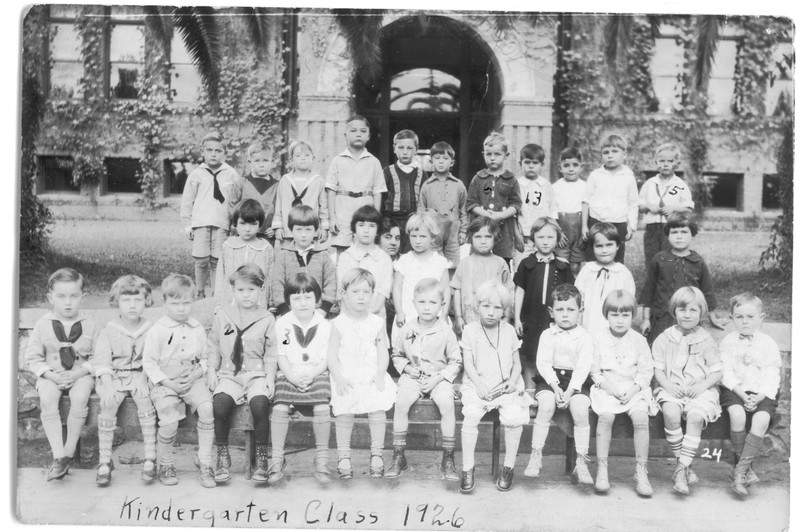 kindergarten class 1926