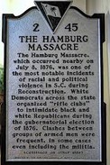 This marker interprets the event as a "massacre" and offers context. It is not on public display here owing to fears of vandalism by those who prefer the memorization of Meriwether