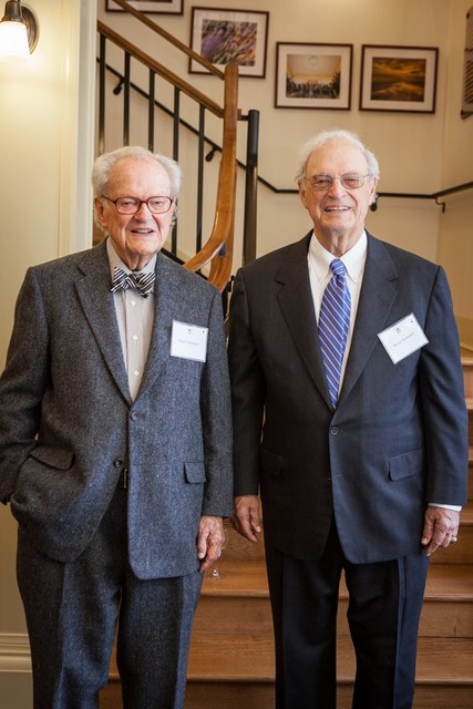 Floyd Gottwald, left, pictured next to his brother Bruce.