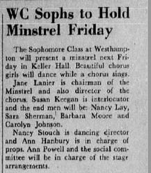 WC sophomores will present new songs and skits in their finished minstrel show titled, “Tarlight Tymphony.” (Source: University of Richmond Collegian)