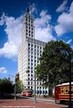 The 22-story Lincoln American Tower (LAT), was built in 1924 as a scaled replica of the Woolworth Building in New York City.