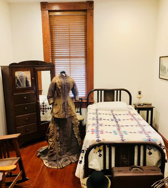 Boarding Room Exhibit in Wiggins General Store