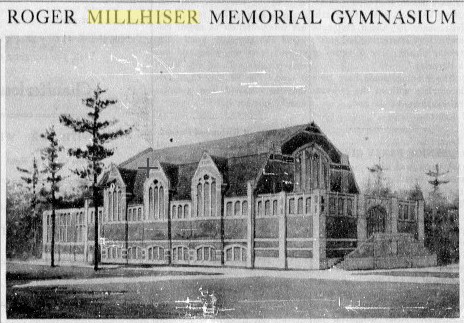 Roger Millhiser Memorial Gymnasium back in 1922 after renovation. (Source: The Collegian)