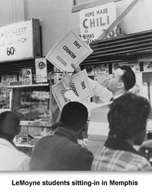 At least 300 protesters were arrested in the sit-ins at the library and area lunch counters