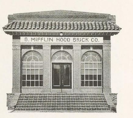Photo of entrance to building from company's 1925 "Pottry" catalog
