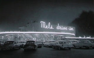 First Mel's Drive In opened in San Francisco near Mission street, seating over 75 people inside and 110 cars outside.