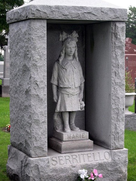 Example of early Italian-American grave marker