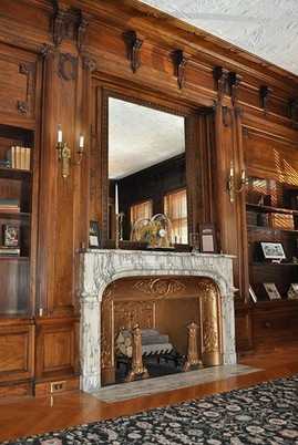 Fireplace in the Mayor's Office. Source: KAS Interior Design.
