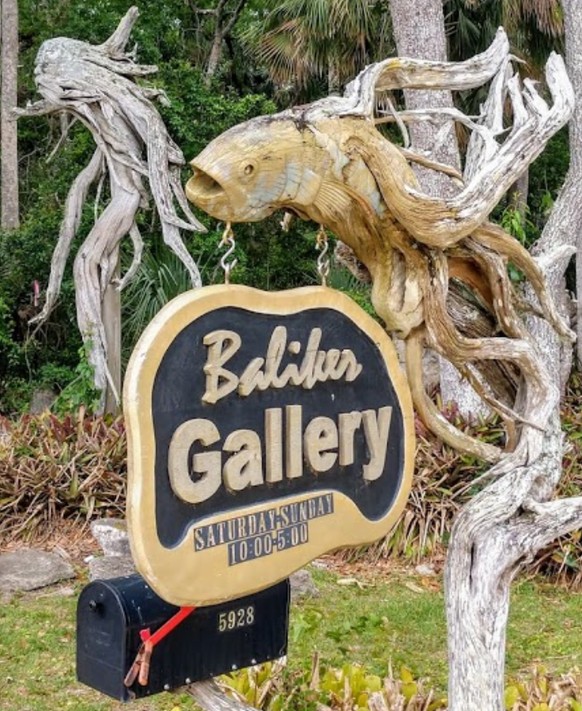 Baliker Gallery signage at the entrance to the property. Credit: Free2Be Me, Google Images