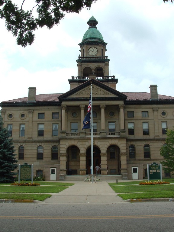 The Van Buren County Courthouse was built in 1903.