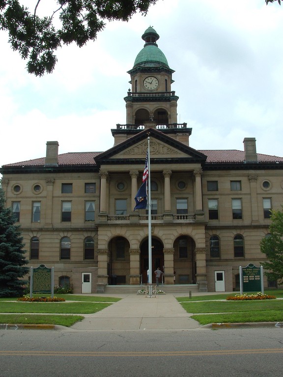 The Van Buren County Courthouse was built in 1903. 