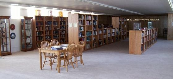 The Robert A. Anderson Library holds 8500 volumes related to World War II.