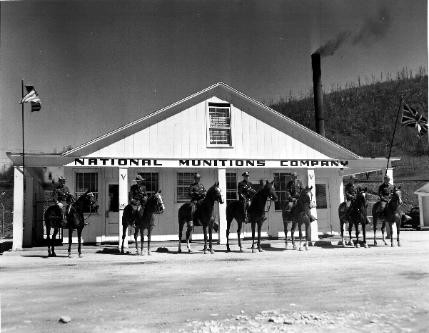 The National Munitions Company opened prior to the Japanese attack on Pearl Harbor, producing munitions for the British prior to the America's entry into the war in December, 1941. 