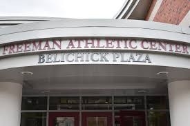 The entryway to Belichick Plaza