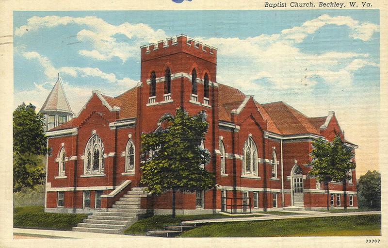 The first brick church was built in 1918 but soon proved too small for the growing congregation. Image obtained from the Florida Baptist Historical Society. 