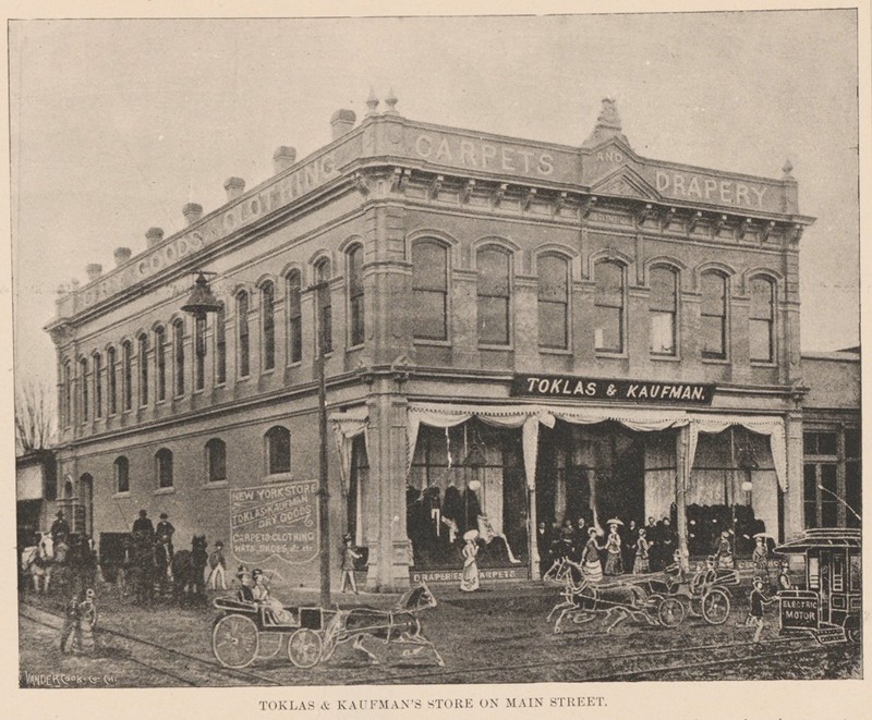 The building circa 1891