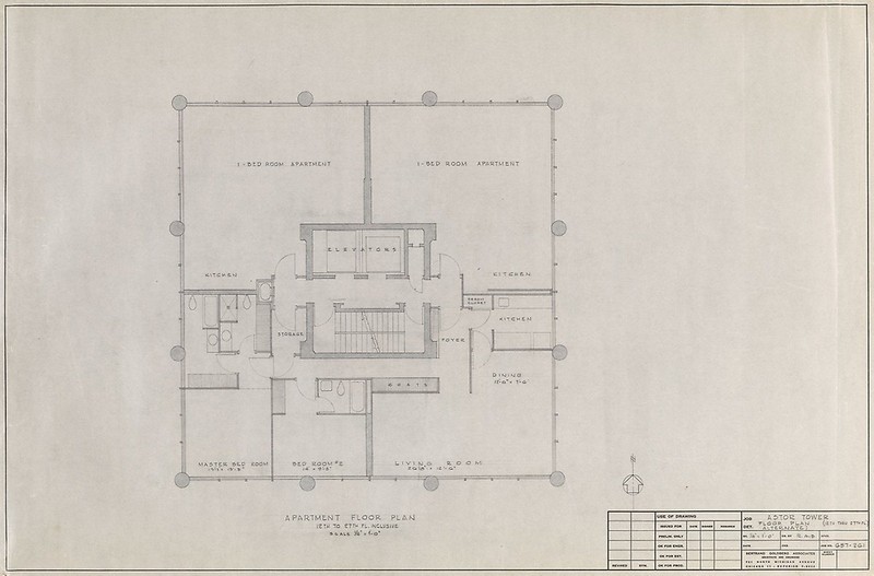 Floor plan of Astor Tower