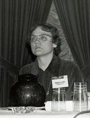 Barbara Gittings at a convention in 1972 by Kay Tobin Lahusen (reproduced under Fair Use)