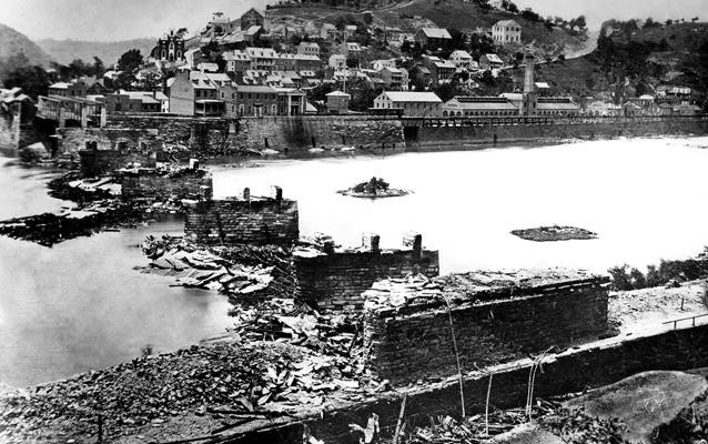 B&O Railroad Crossing at Harpers Ferry.