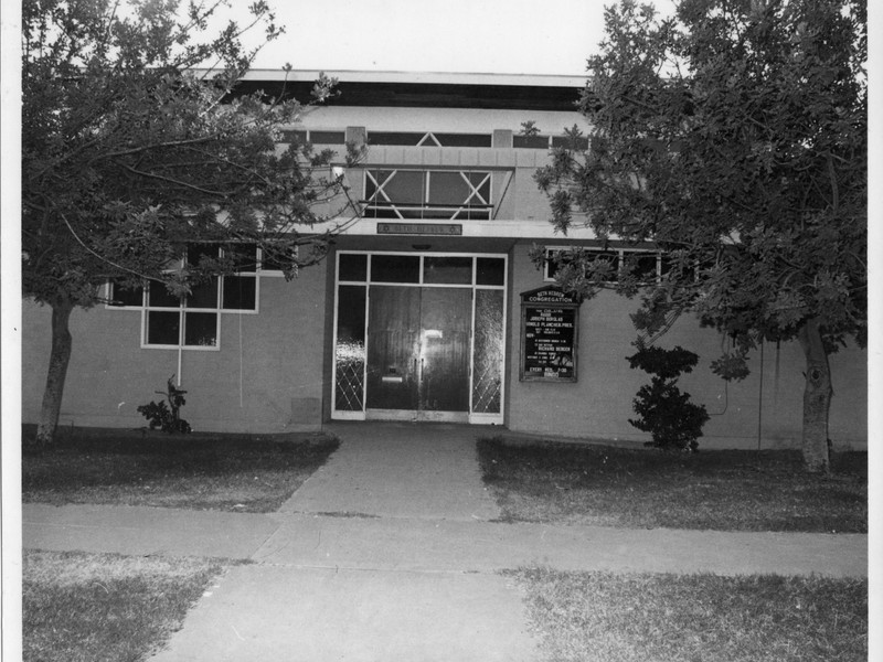 Front of Beth Hebrew in 1955. (AZ Jewish Historical Society)