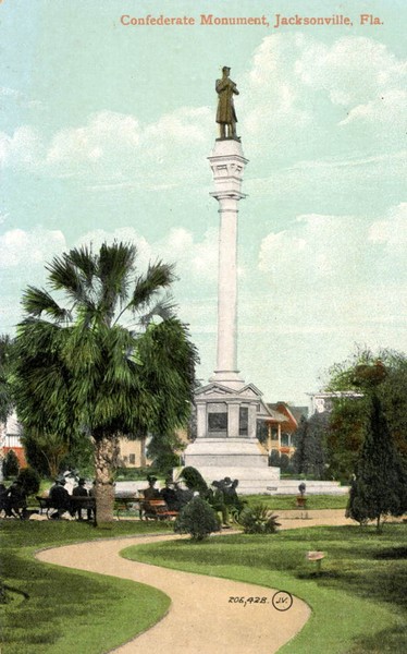 The Confederate Monument in Hemming Park