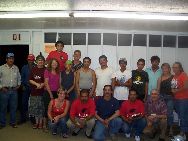 National Farm Worker Ministry board posing for photo.