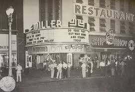 Facade of Miller Theatre C. 1950