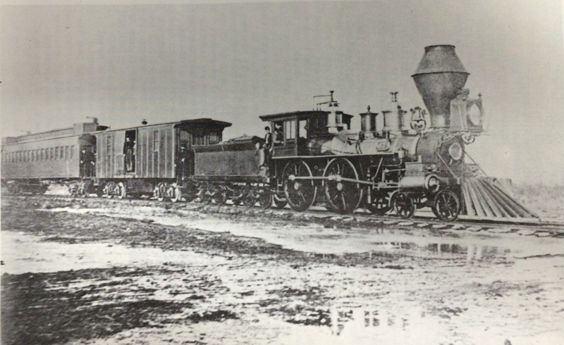 V.S.&P. RR locomotive