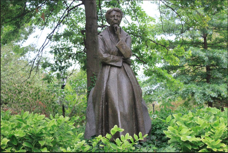 The Eleanor Roosevelt Monument in Riverside Park 