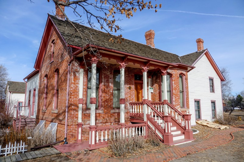 The back porch of the Four Mile House