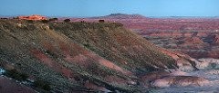 This is the view that can be seen from Painted Desert Inn.