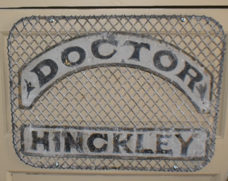 Dr. Ira Hinckley's sign