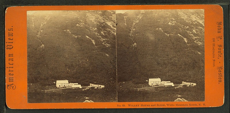 Willey House and slide