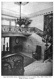 One of the home's staircases