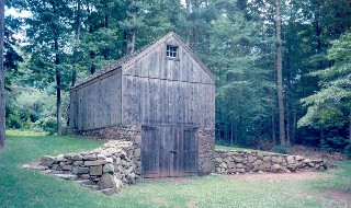 According to the Historic Building Survey conducted in 1986, the Connecticut Historic Commission described the Talmadge Dickerman cider barn as “one of the most interesting and best preserved early agricultural buildings remaining in Hamden. The heavy, hand-hewn timber framing makes it unlikely that the building was built later than the first years of the 19th century.” 