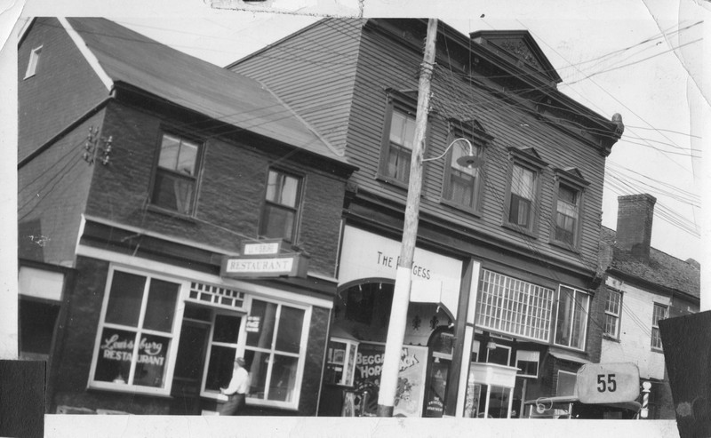 Princess Theatre and Lewisburg Restaurant. Photo courtesy of Greenbrier Historical Society.