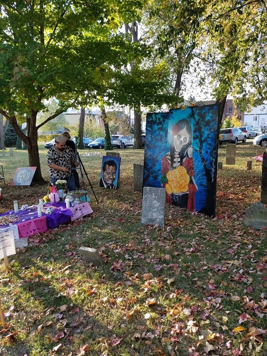 Another Dia de los Muertos Celebration Day in The Old Episcopal Burying Ground