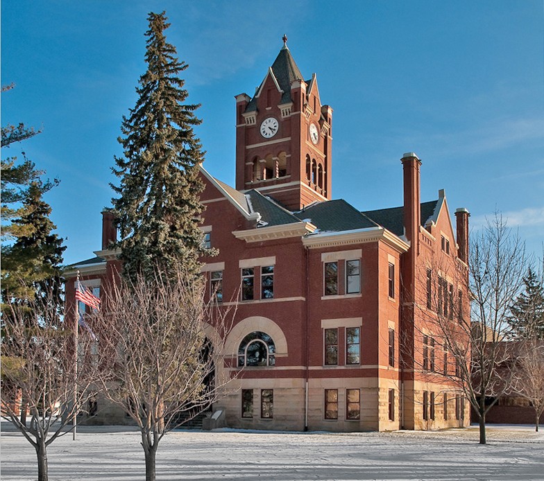 The St. Joseph County Courthouse was built in 1900. 