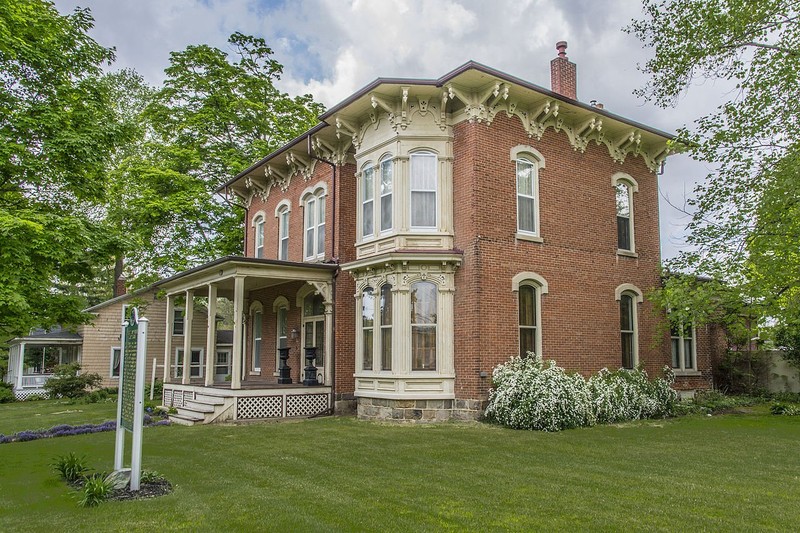 The Leverett and Amanda Clapp House was built in 1880 and is among the more beautiful historic homes in Centreville.