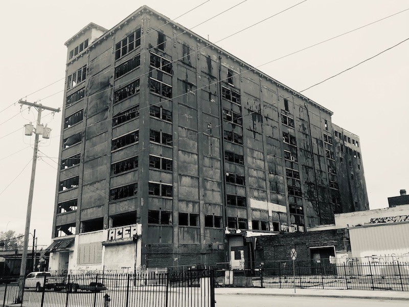 Building, White, Black, Window