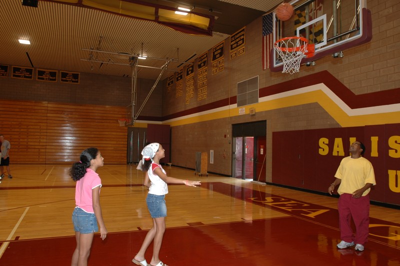 Basketball Court in Main Gym, 2005