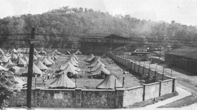 Clemens Field in 1944 operating as a POW Camp