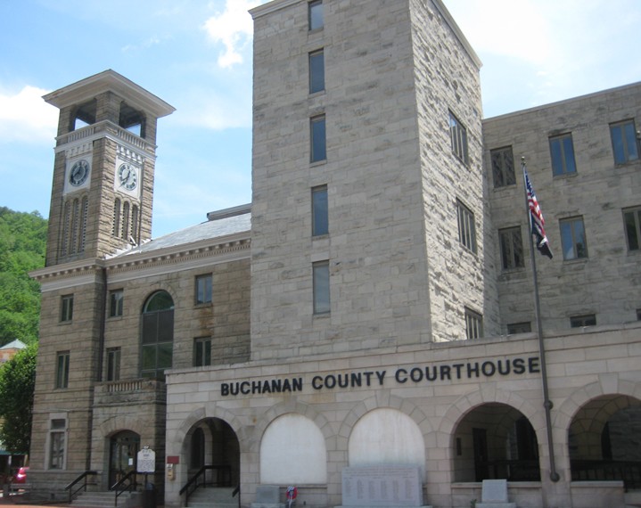 Buchanan County Virginia Courthouse was completed in 1906