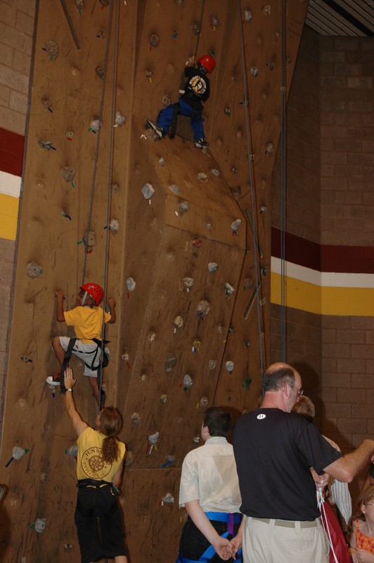 Rock Climbing Wall in Main Gym, 2005