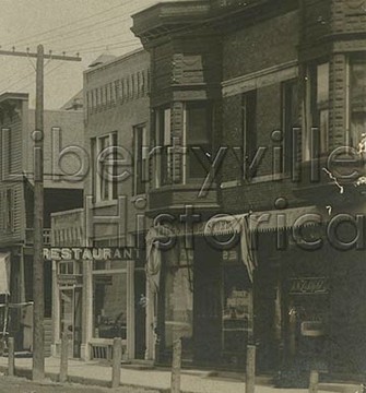 Close up of Hanby Building, before 1907